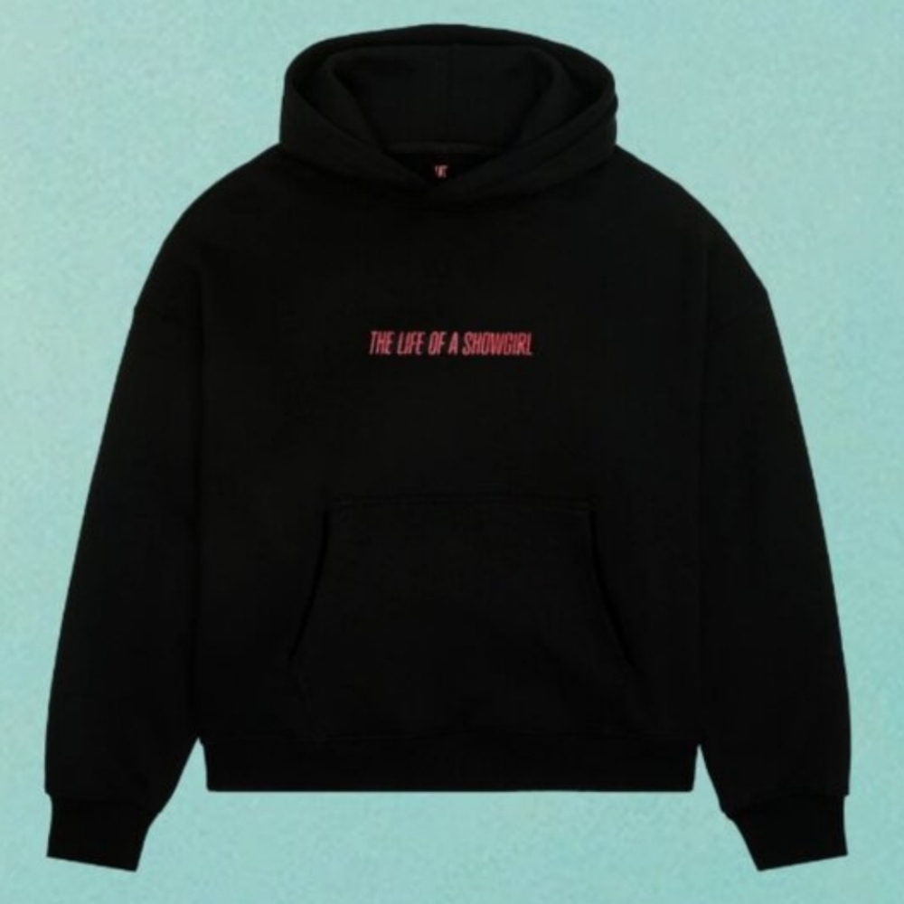 Taylor Swift Black Hoodie - The Life of a Showgirl Cancelled XL